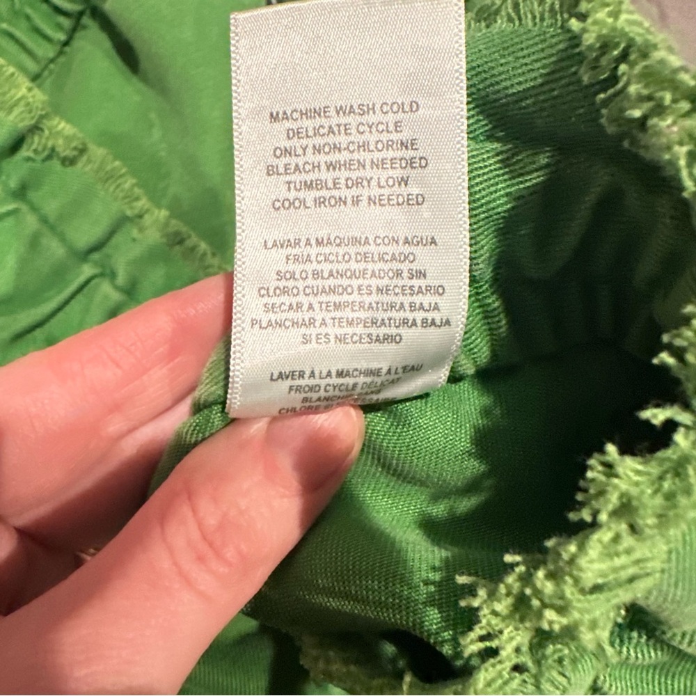 KUT from the Kloth Green Casual Pull On Ankle Length Pants size Large - Picture 7 of 7